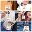 This Human Belongs To - Gift For Cat Lovers - Personalized Acrylic Keychain