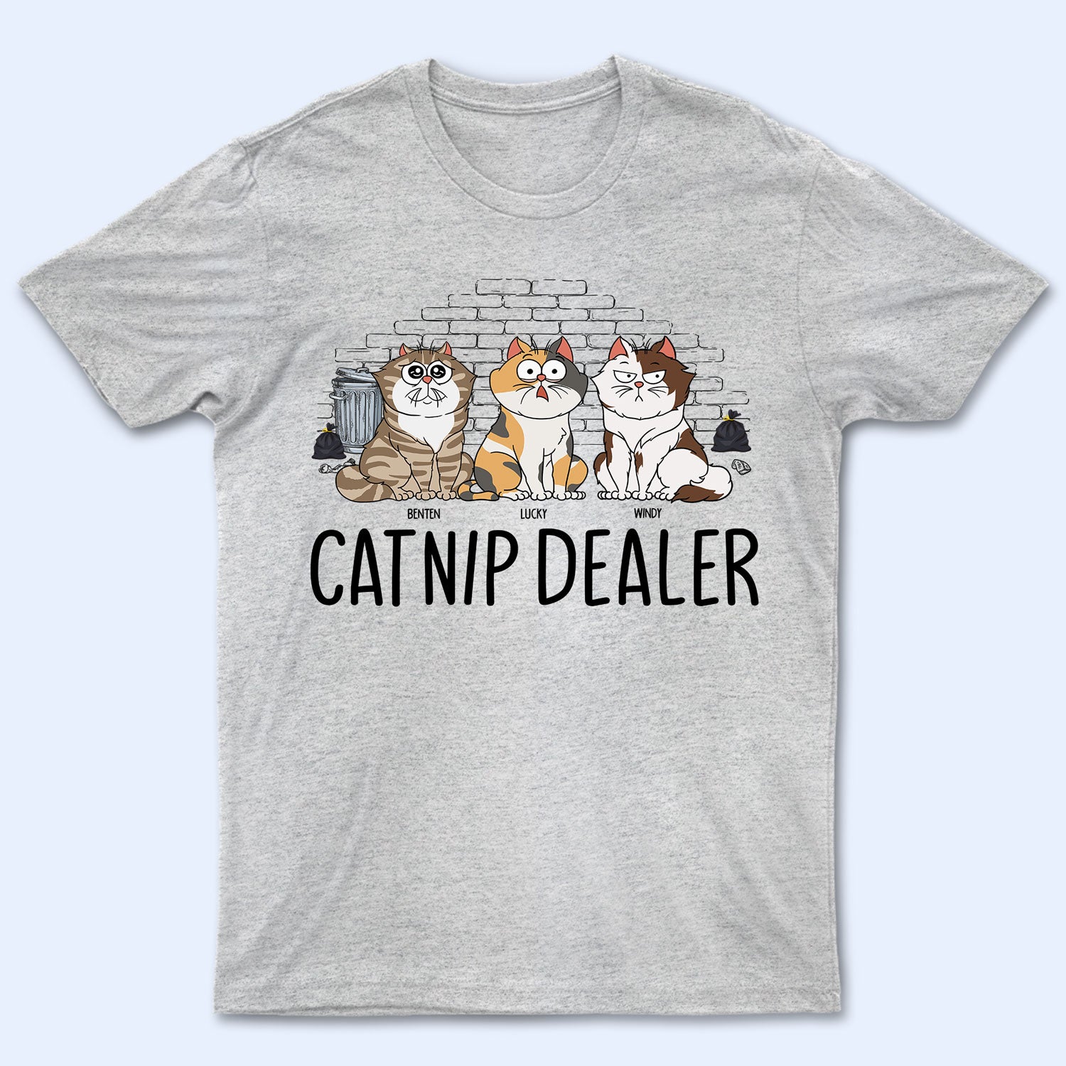 Catnip Dealer - Gift For Cat Lovers - Personalized T Shirt