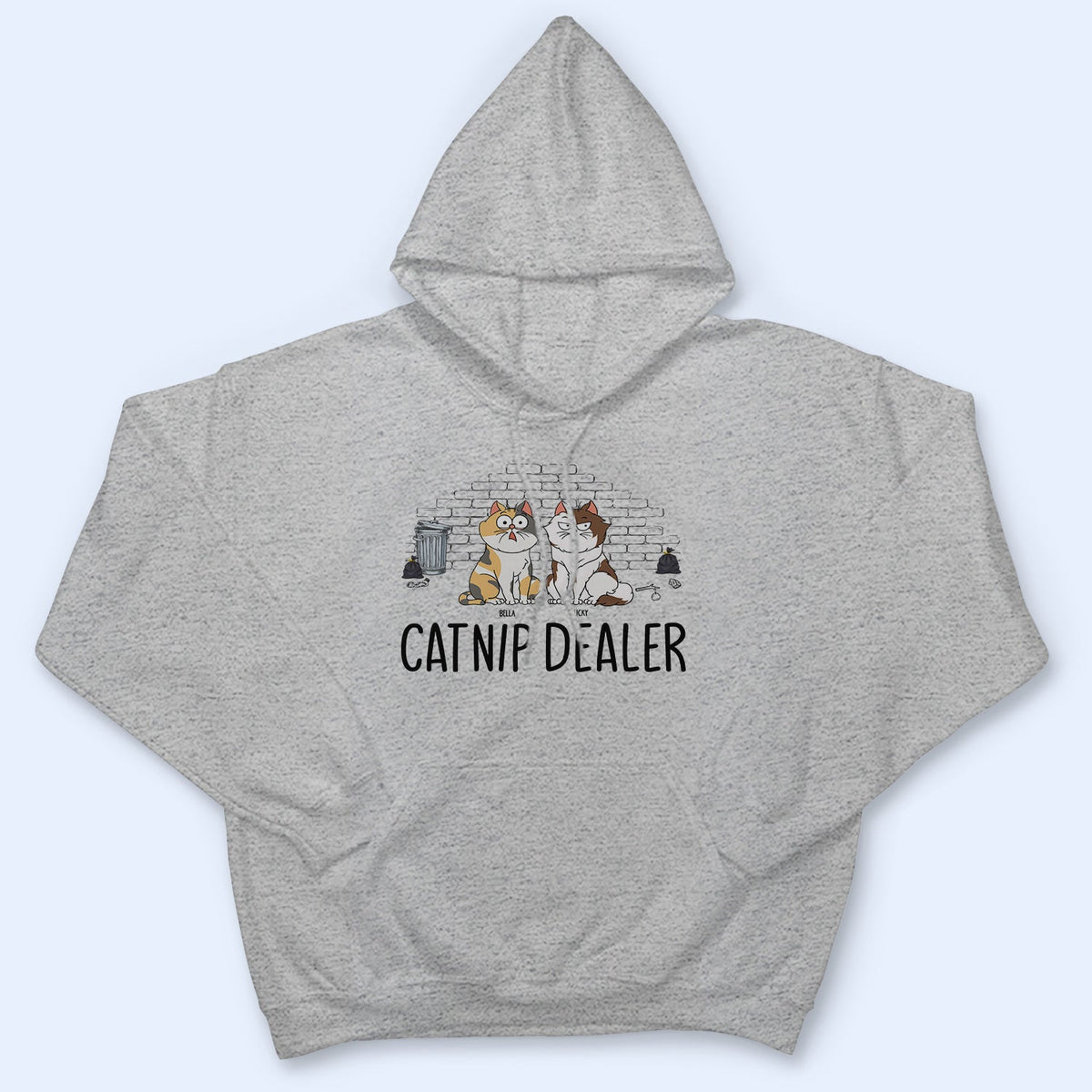 Vendeur d'herbe à chat - Cadeau pour les amoureux des chats - T-shirt personnalisé