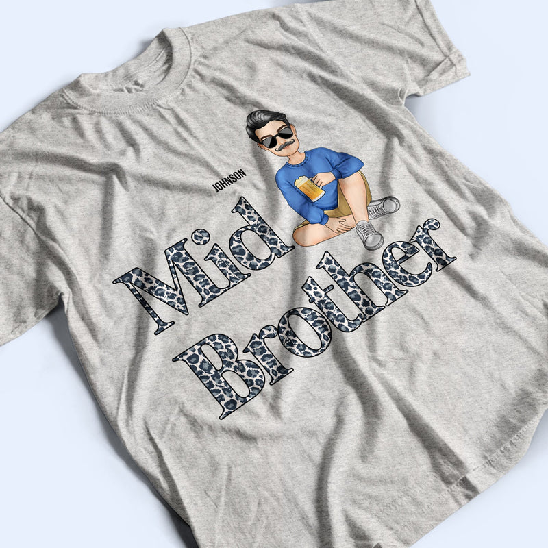 Big Sister Little Sister Title Pattern - Matching Sibling Sister Brother Gift - Personalized T Shirt