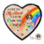 Custom Photo A Piece Of My Heart Is At The Rainbow Bridge - Dog Memorial Gift - Personalized Heart Memorial Garden Stone