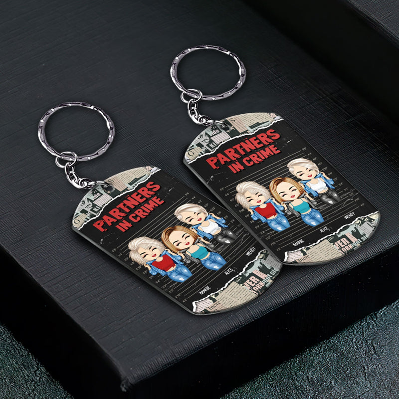 I Don't Speak English - Gift For Besties, Sisters - Personalized Aluminum Keychain