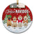 Feliz Navidog - Christmas Gift For Dog Lovers - Personalized Circle Ceramic Ornament