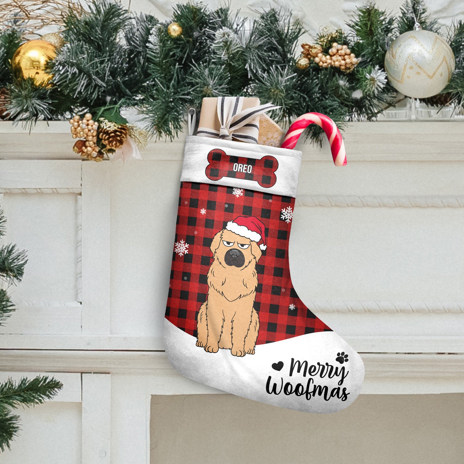 Great Dane Christmas Stockings Personalized for Dogs