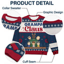 Grandpa Claus - Christmas Gift For Grandpa, Dad - Personalized Unisex Ugly Sweater