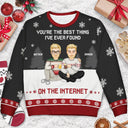You Are My Favourite By Far - Gift For Couples - Personalized Unisex Ugly Sweater
