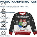 You Are My Favourite By Far - Gift For Couples - Personalized Unisex Ugly Sweater