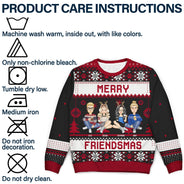 Joyeux Noël entre amis ! Cadeau de Noël pour vos amis ! Pull moche unisexe personnalisé
