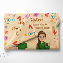 Filled This Blanket With Hugs And Love - Gift For Sisters, Siblings - Personalized Fleece Blanket