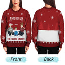 This Is Us - Christmas Gift For Family - Personalized Unisex Ugly Sweater