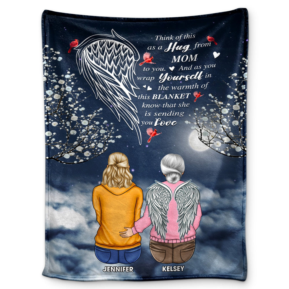 Sending You Love - Sympathy Gift To Comfort Those Grieving The Loss of A Loved One - Personalized Fleece Blanket