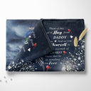 Sending You Love - Sympathy Gift To Comfort Those Grieving The Loss of A Loved One - Personalized Fleece Blanket