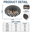 Custom Photo Dog Cat 3D Vision - Gift For Pet Lovers - Personalized Custom Shaped Doormat