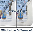 When You Miss Me Have No Fear - Memorial Sympathy Gift - Personalized Fleece Blanket