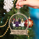 Forever Linked Together - Christmas Gift For Mother Daughter - Personalized 2-Layered Mix Ornament