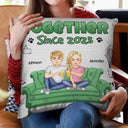 Together Since 2023 - Christmas Gift For Couples - Personalized Pillow