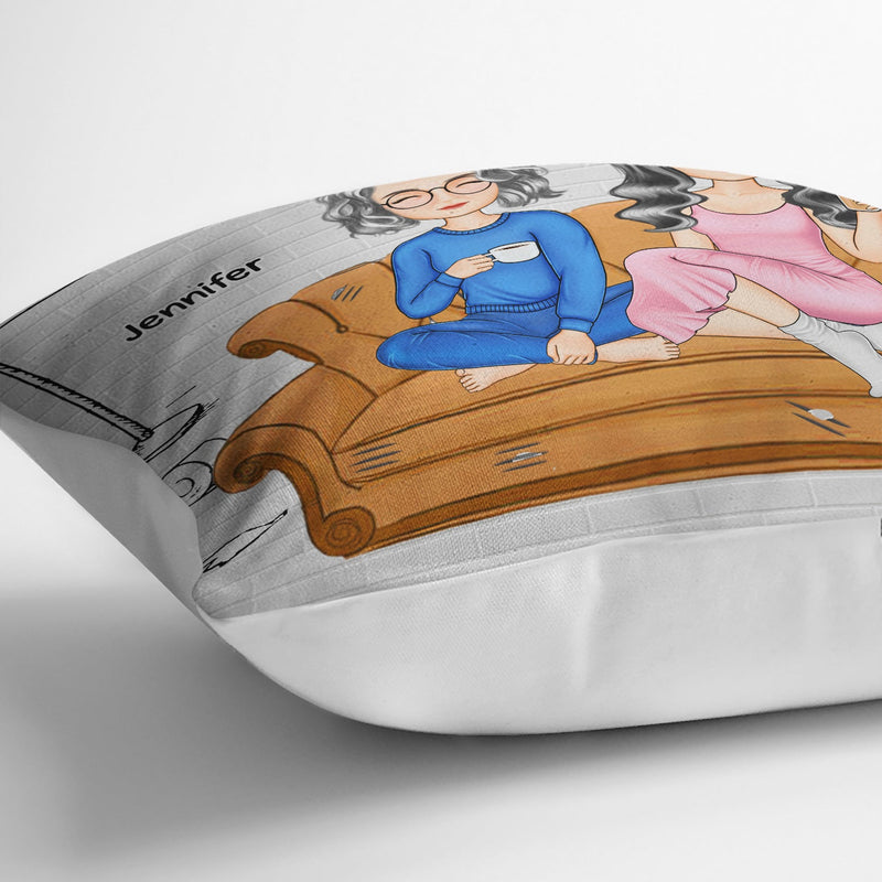 Like Mother Like Daughters - Gift For Mom Daughters - Personalized Pillow