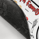 Paillasson personnalisé « Maison douce avec animal » – Cadeau pour la famille