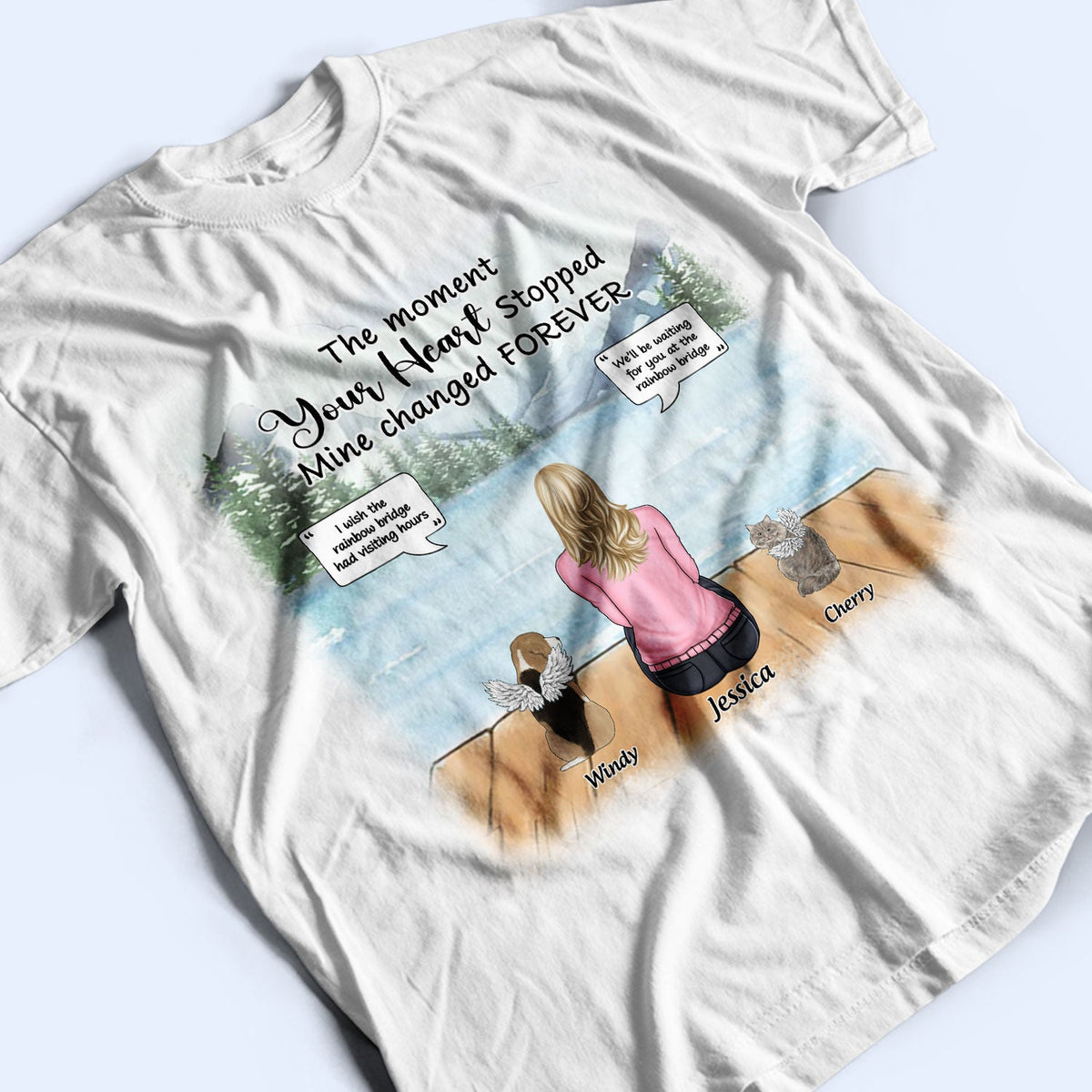 You Were My Favorite Hello - Memorial Gift For Pet Lovers - Personalized T Shirt