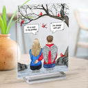 I Still Talk About You - Memorial Gift - Personalized Vertical Rectangle Acrylic Plaque