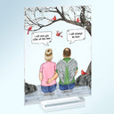 I Still Talk About You - Memorial Gift - Personalized Vertical Rectangle Acrylic Plaque