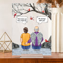 I Still Talk About You - Memorial Gift - Personalized Vertical Rectangle Acrylic Plaque