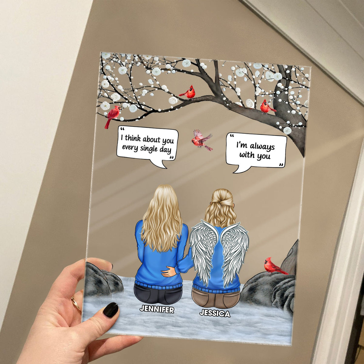 I Still Talk About You - Memorial Gift - Personalized Vertical Rectangle Acrylic Plaque