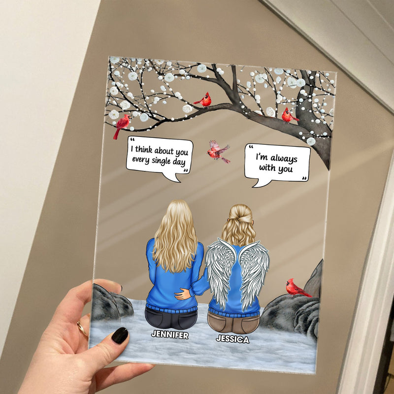 I Still Talk About You - Memorial Gift - Personalized Vertical Rectangle Acrylic Plaque