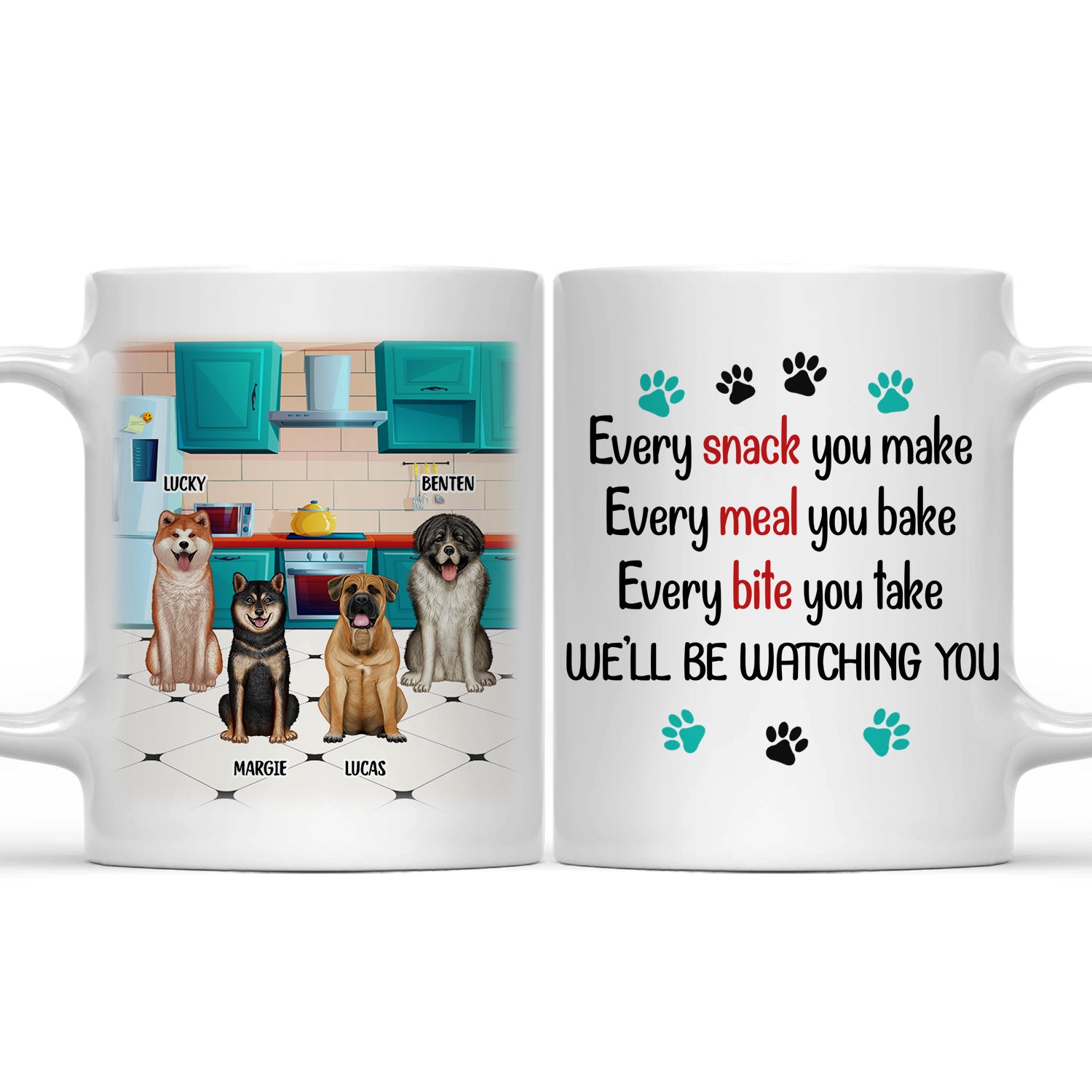 Watching You - Gift For Dog Lovers - Personalized Mug