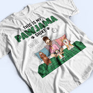 T-shirt « This Is My Pawjama » - Cadeau pour les amoureux des animaux - T-shirt personnalisé