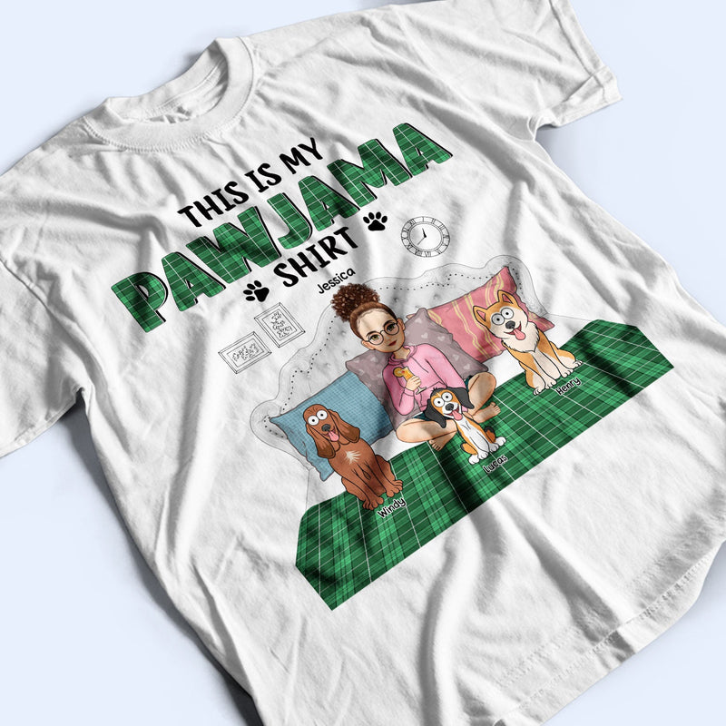 This Is My Pawjama Shirt - Gift For Pet Lovers - Personalized T Shirt