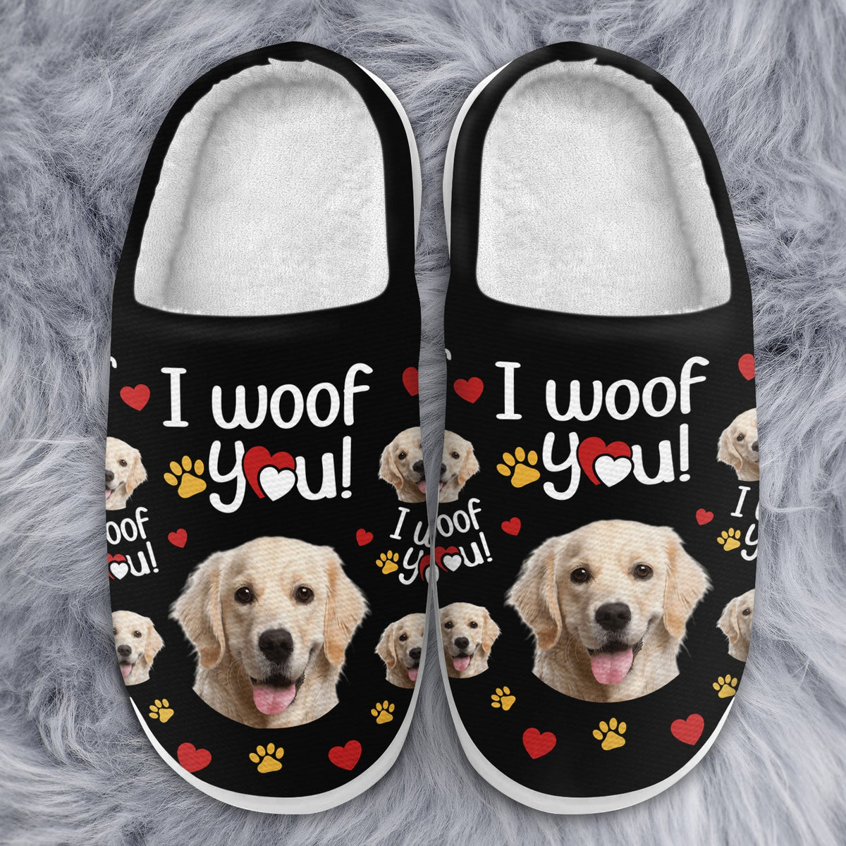 personalised dog slippers