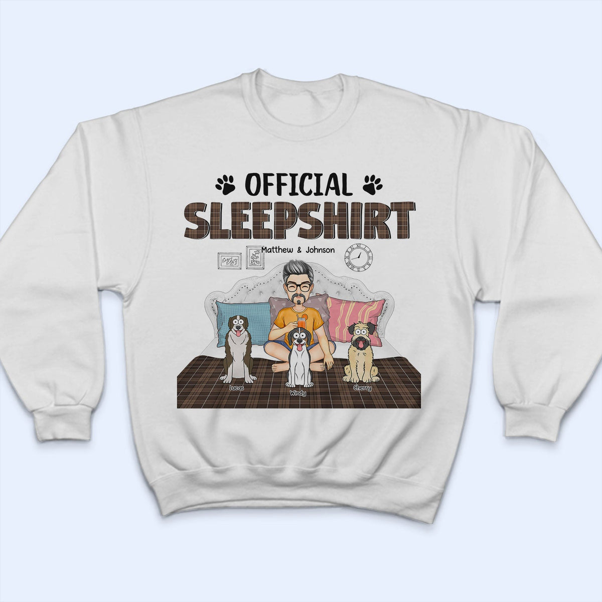 Official Sleepshirt - Gift For Pet Lovers - Personalized T Shirt