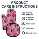 Custom Photo Pet Face - Gift For Pet Lovers - Personalized Oven Mitts, Pot Holders