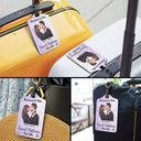 Custom Photo Husband & Wife Travel Partners For Life - Gift For Couples - Personalized Luggage Tag
