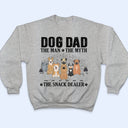 The Man The Myth The Snack Dealer - Gift For Dog Dad - Personalized T Shirt