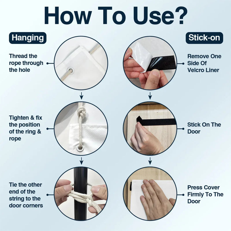 La vie n'est pas une destination - Housse de porte personnalisée