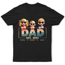 Gift For Husband,Gift For Father,Happy,Gift For Grandpa - Dad Est Grandpa Father 3D Cartoon - Personalized T Shirt