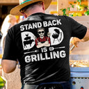 Gift For Men,Gift For Yourself,Gift For Father,Dad's Hobby,Grilling - Dad Is Grilling - Personalized T Shirt