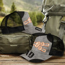 Gift For Father,Funny - Dad Kid First Bump The Man The Myth The Legend - Personalized Mesh-back Casual Cap