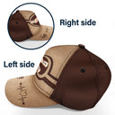 Gift For Father, Gift For Grandpa, Happy - Dad Kid Hand Punch Best Dad Ever Father Grandpa - Personalized Classic Cap