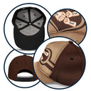 Gift For Father, Gift For Grandpa, Happy - Dad Kid Hand Punch Best Dad Ever Father Grandpa - Personalized Classic Cap