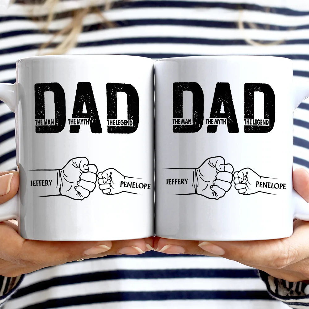 Gift For Father,Love - Dad The Man The Myth The Legend - Personalized Mug