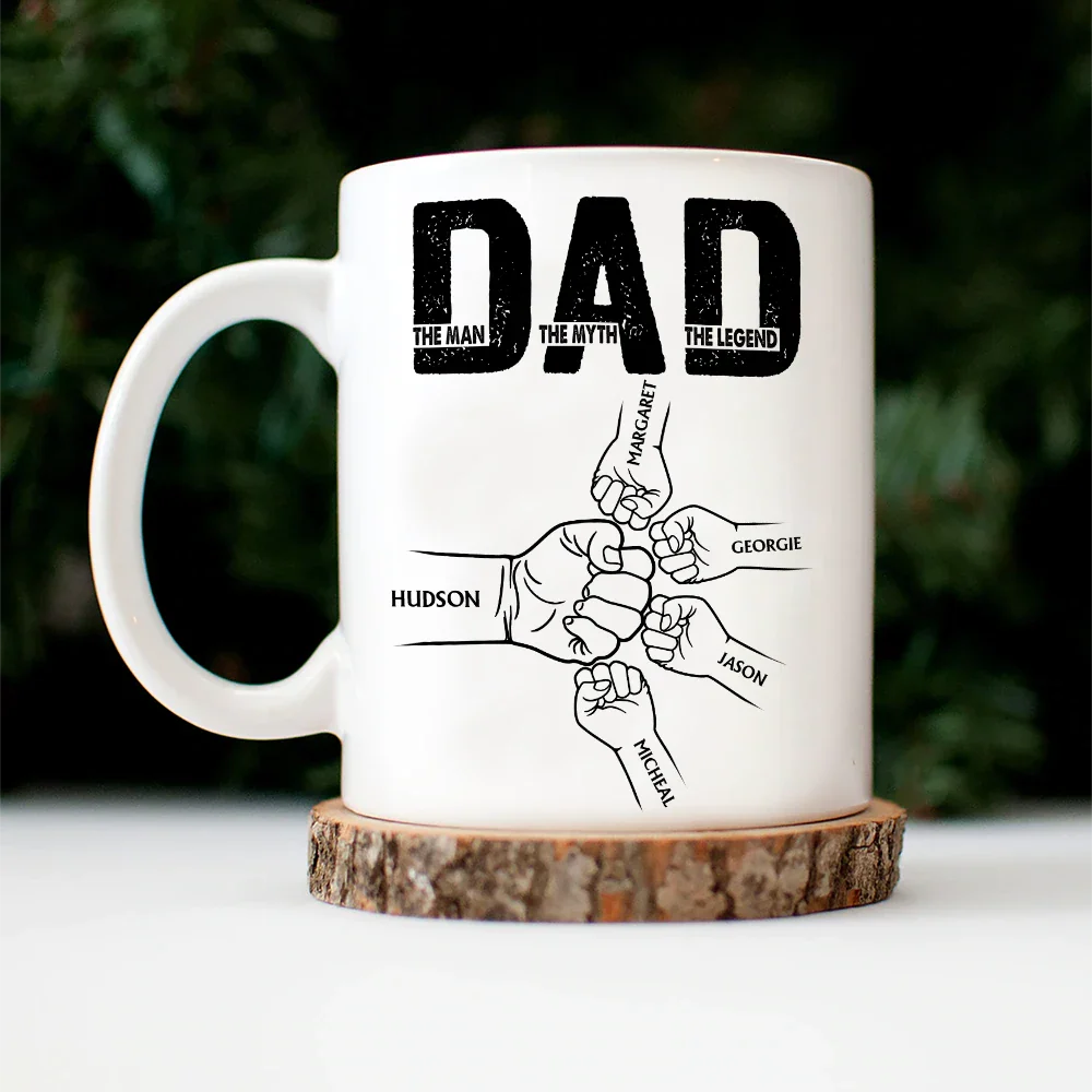 Gift For Father,Love - Dad The Man The Myth The Legend - Personalized Mug