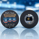 Dad - Children, Gift For Father, Happy - Daddy's Dream Team - Personalized Hockey Puck Bottle Opener