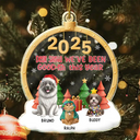 Happy, Pet Lovers, Christmas, Funny - Dear Santa I've Good-Ish - Personalized Custom Shaped Acrylic Ornament