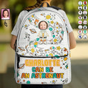 Back To School,Gift For Kids - Custom Photo Kid Can Be Anything - Personalized Canvas Backpack