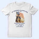 Descendant Of A Patriot 250th Anniversary US - Personalized T Shirt