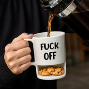 Gift For Men, Gift For Yourself, Sarcastic, Icon - Do Not Touch Mine 3D Effect Funny Sarcastic Face - Personalized Cookie Mug