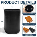 Couple Promise Always By Your Side - Personalized Leather Can Cooler